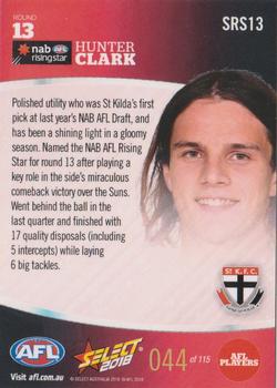 2018 Select AFL Rising Stars #SRS13 Hunter Clark Back